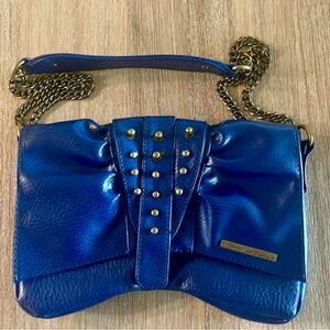 Matt & Nat 🇨🇦 Blue Vegan Leather Clutch Shoulder Bag